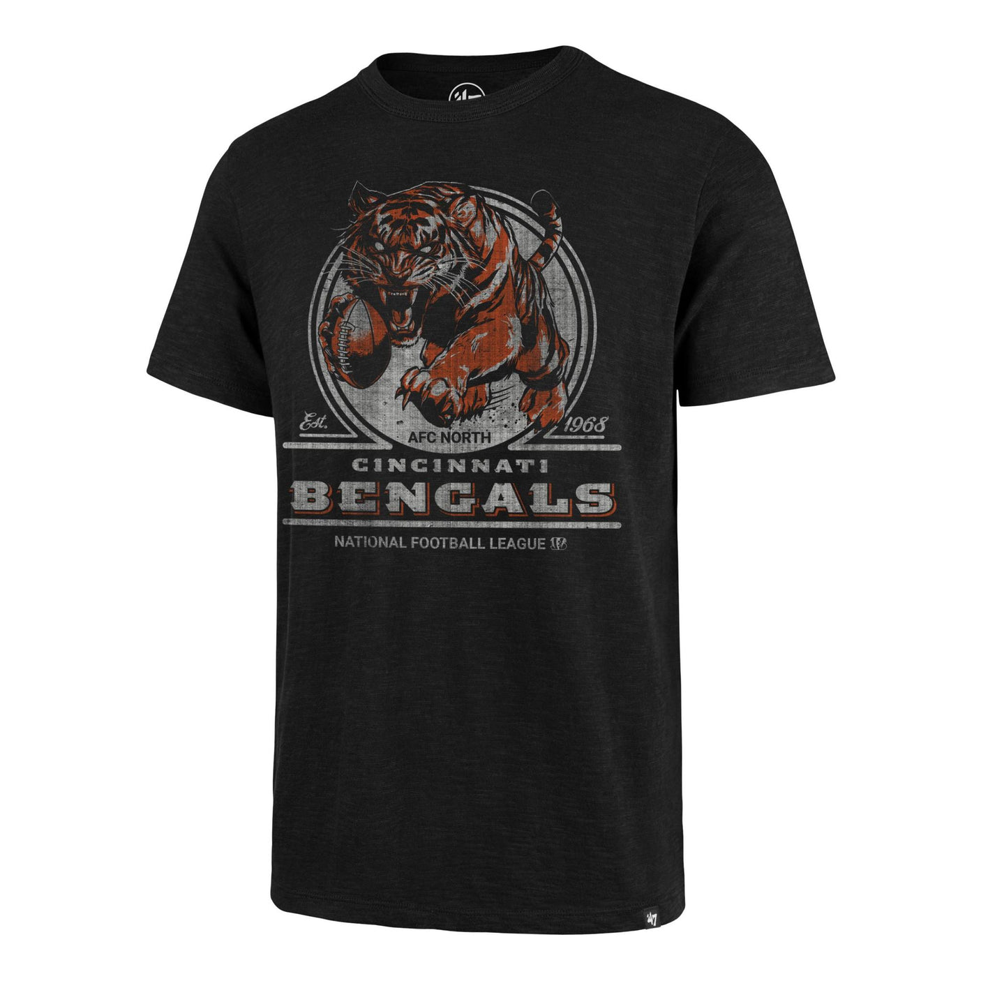 Bengals 2026 '47 Brand Men's Historic Emblem Mark Scrum T-Shirt