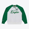 Eagles 2026 Mitchell & Ness Women's NFL Head Coach Raglan Crewneck