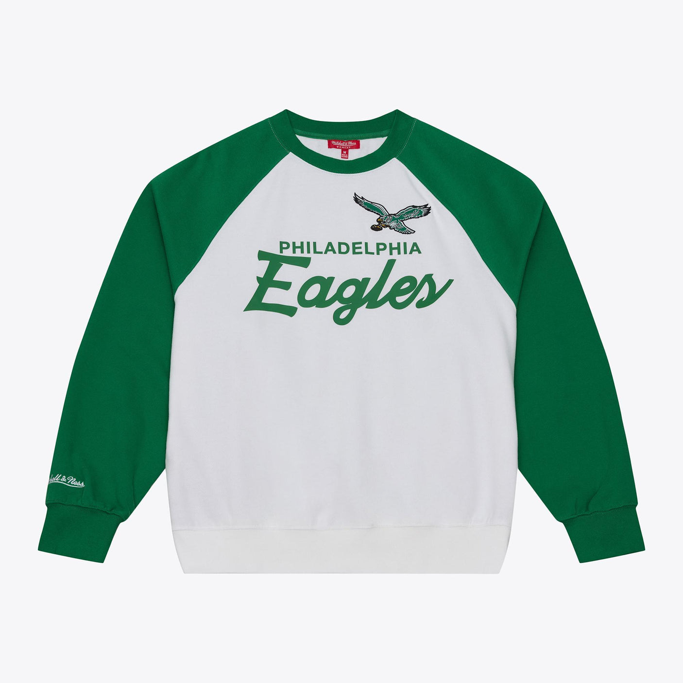 Eagles 2026 Mitchell & Ness Women's NFL Head Coach Raglan Crewneck