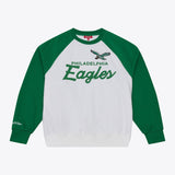 Eagles 2026 Mitchell & Ness Women's NFL Head Coach Raglan Crewneck
