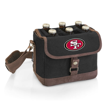 49ers Beer Caddy Cooler Tote with Opener by Picnic Time