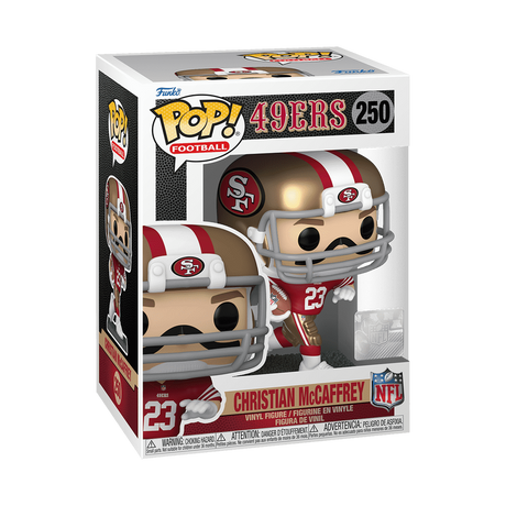 49ers Christian McCaffrey Funko Pop! 250