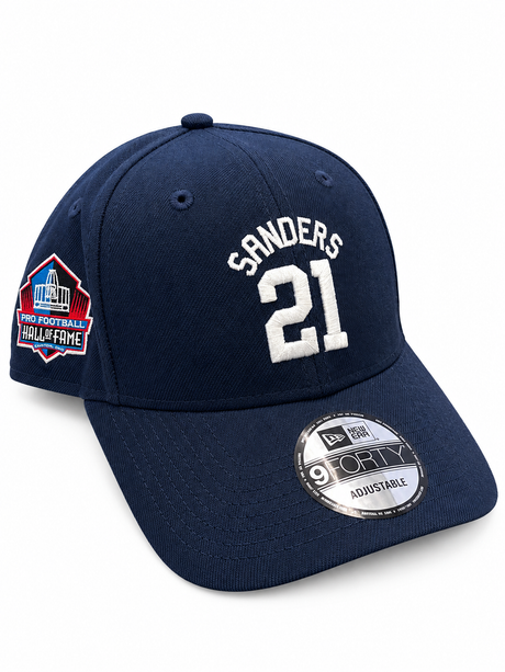 Cowboys Deion Sanders Name and Number Hat Pro Football Hall of Fame