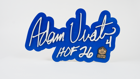 Adam Vinatieri Class of 2026 3D Signature Color Wood Wall Sign Colts - DS