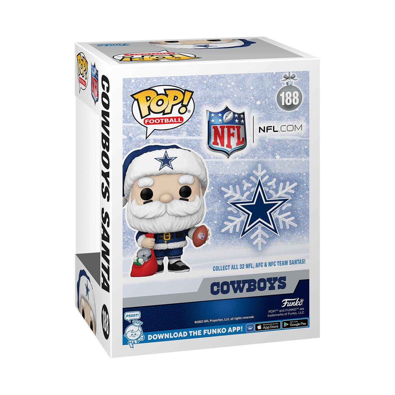 Cowboys Santa Funko Pop!