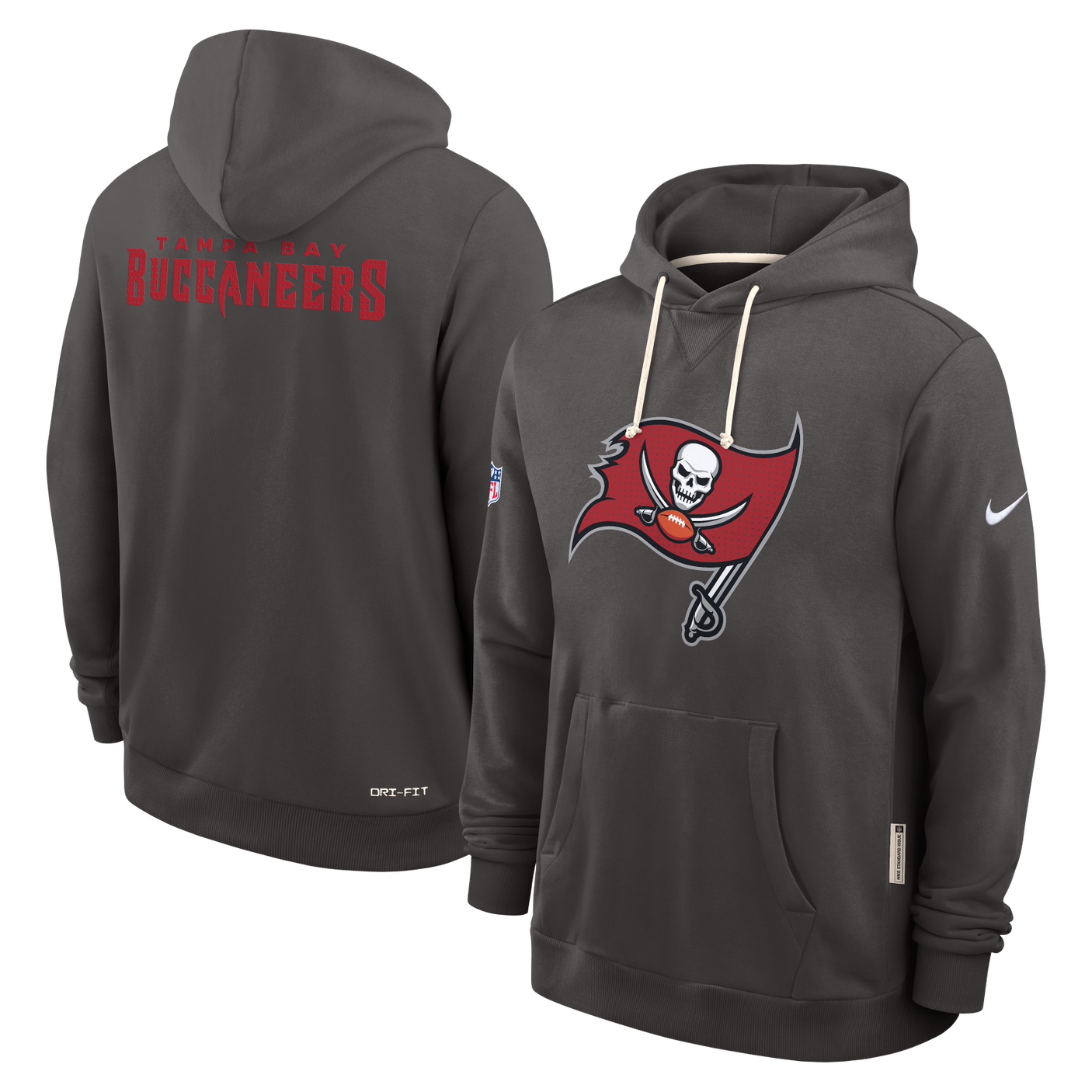 Buccaneers 2025 Nike Men's Sideline DRI-Fit Hoodie