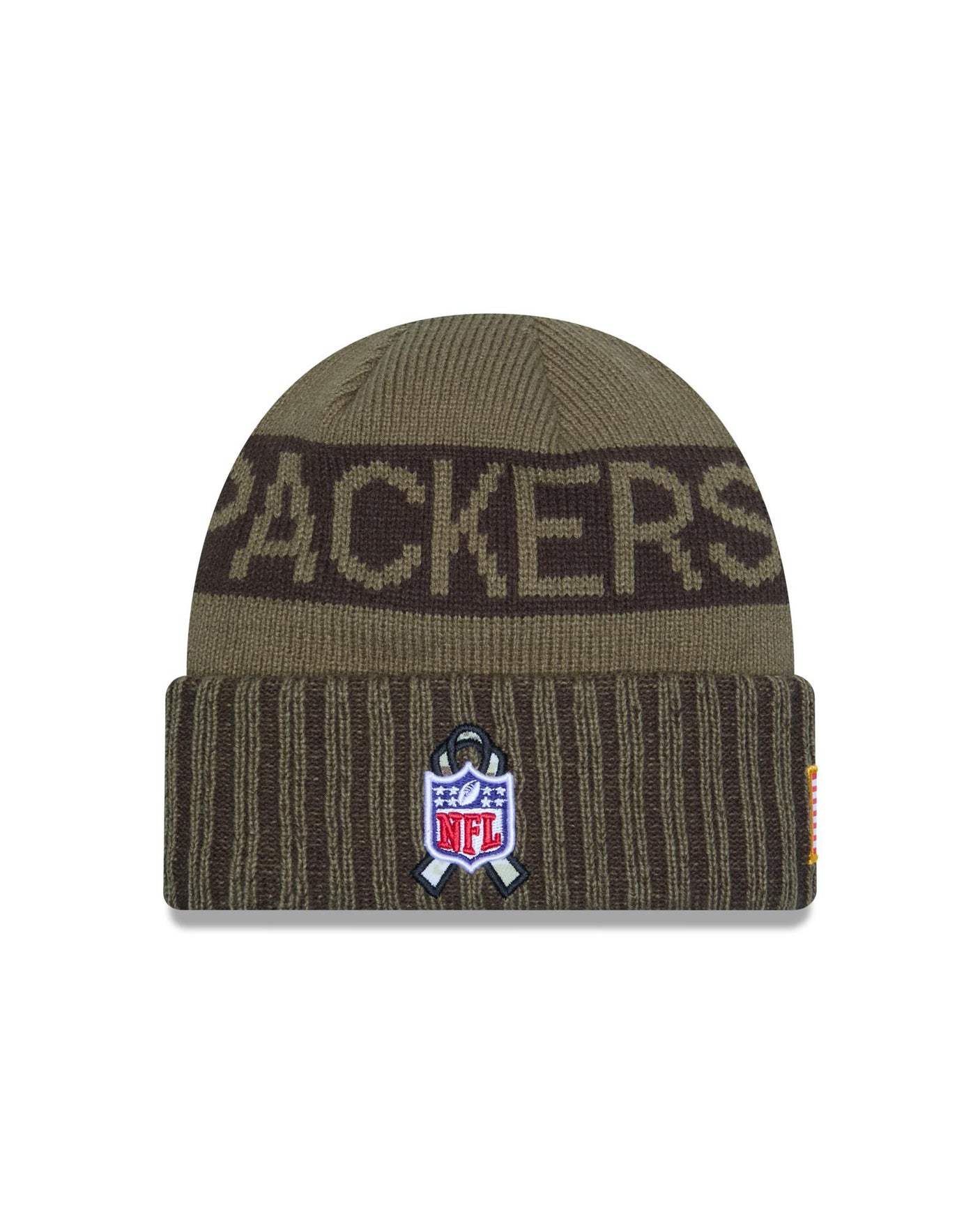 Packers 2025 Men's New Era Salute to Service Knit