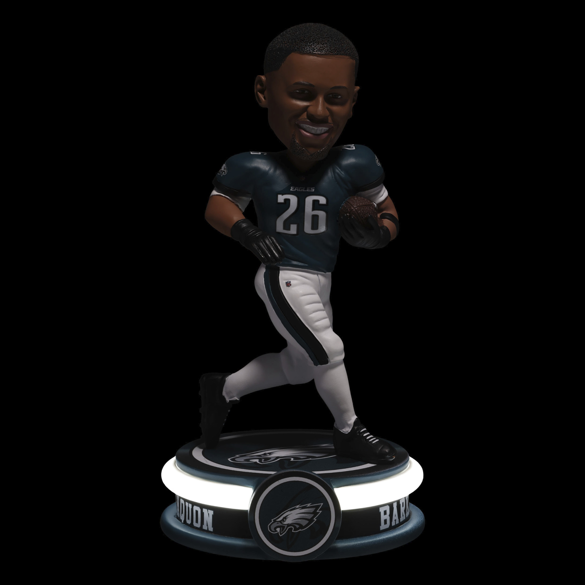 Eagles Saquon Barkley 8 Inch Neon Bobblehead Pro Football Hall of Fame