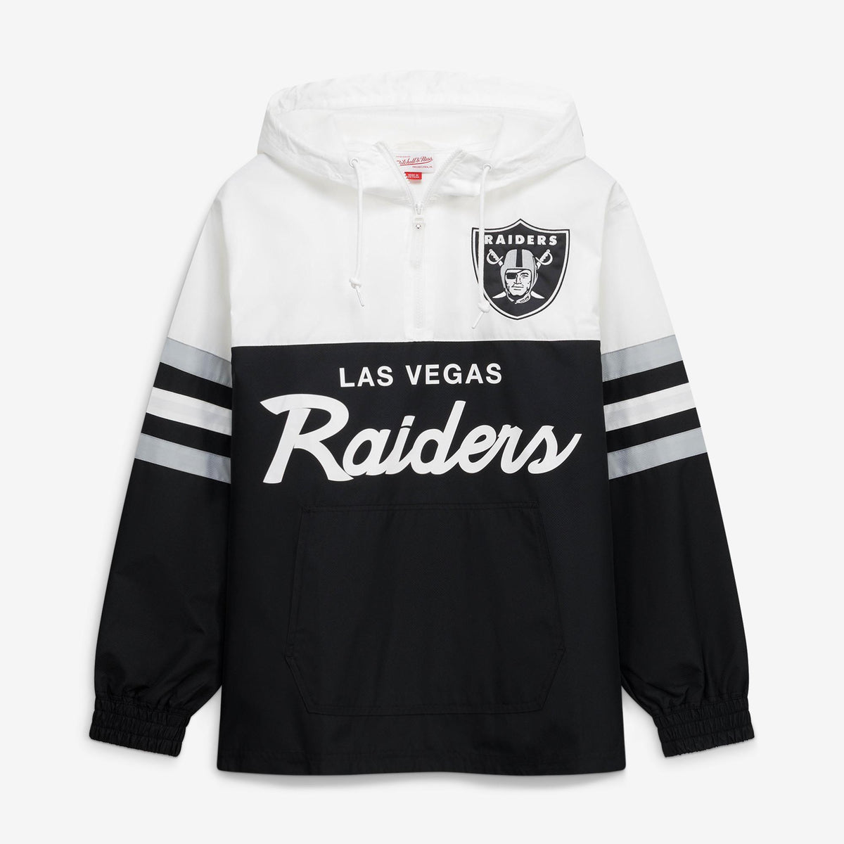 Raiders 2026 Mitchell & Ness Men's Head Coach Lightweight Anorak Windbreaker Pro Football Hall of Fame