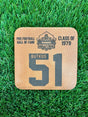 Dick Butkus Leather Player Coaster