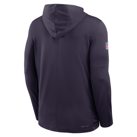 Vikings 2026 Nike Men's Rivalries Collection Sideline Dri-FIT Long-Sleeve Hooded Top