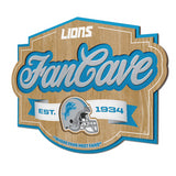 Lions 3D Fan Cave Wall Sign