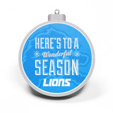 Lions 3-D Logo Ornament