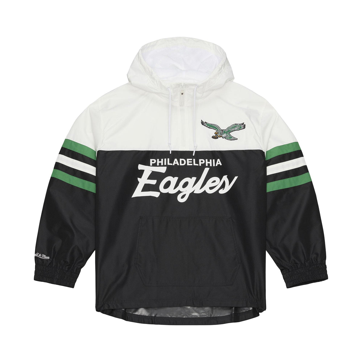 Eagles 2026 Mitchell & Ness Men's Head Coach Lightweight Anorak Windbreaker Pro Football Hall of Fame
