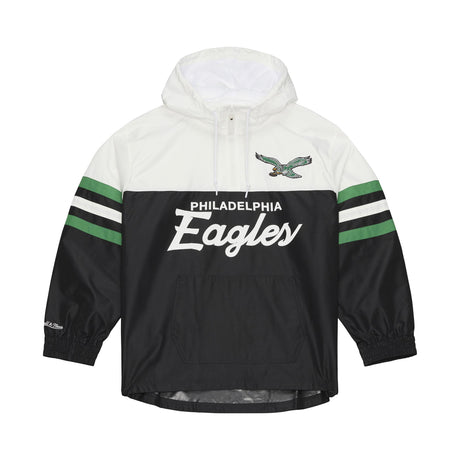 Eagles 2026 Mitchell & Ness Men's Head Coach Lightweight Anorak Windbreaker Pro Football Hall of Fame