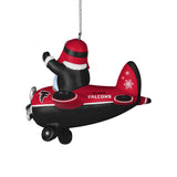 Falcons Santa Airplane Ornament Pro Football Hall of Fame
