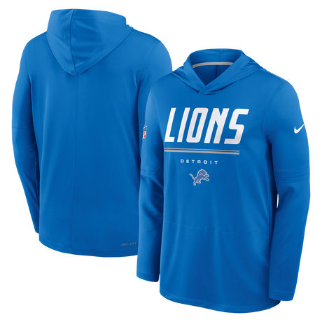 Lions 2026 Nike Men's Dri-Fit Lightweight Long Sleeve Hoodie Top Pro Football Hall of Fame