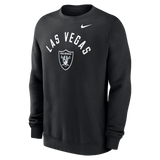 Raiders 2026 Nike Men's Club Fleece Pullover Crewneck Pro Football Hall of Fame