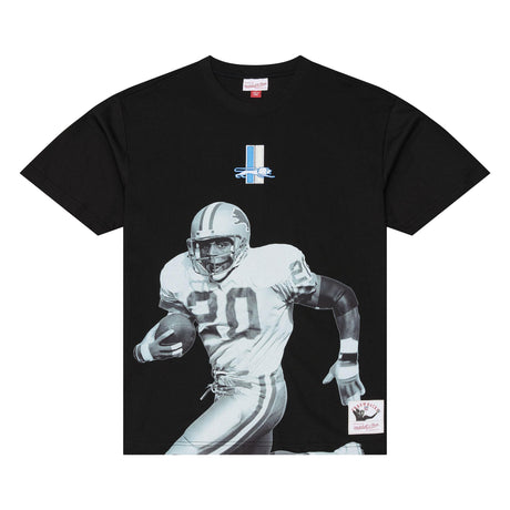 Lions Barry Sanders 2026 Mitchell & Ness Throwback T-Shirt