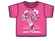Hall of Fame Toddler Pink Game Fit T-Shirt