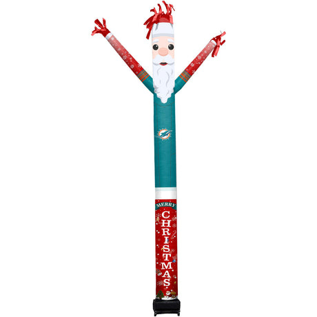Dolphins Team Pride Inflatable Crazy Christmas Santa Sports Fan
