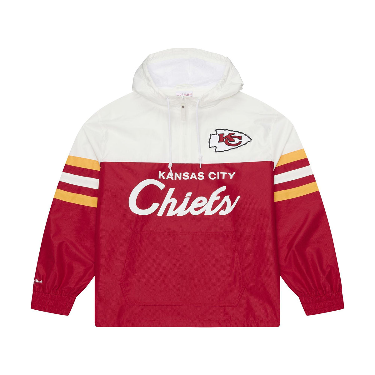 Chiefs 2026 Mitchell & Ness Men's Head Coach Lightweight Anorak Windbreaker Pro Football Hall of Fame