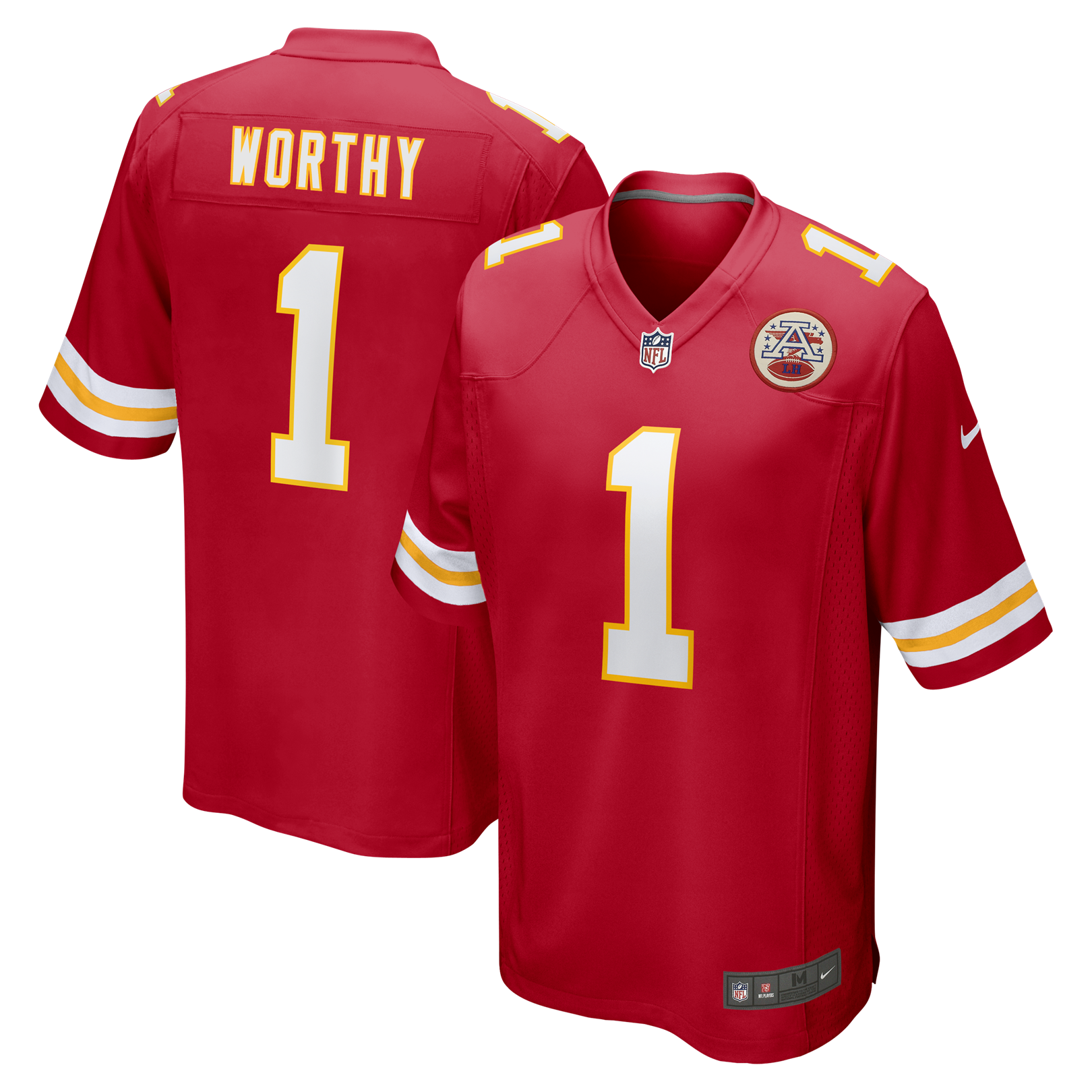 Chiefs Xavier Worthy Nike Men's Red Game Jersey – Pro Football