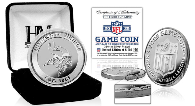 Minnesota Vikings NFL 2025 Coin Toss Silver Coin