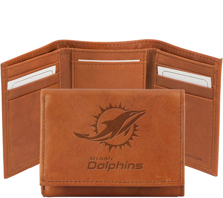 Dolphins Leather Wallet