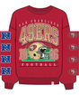 49ers 2025 '47 Brand Women's Go Big Oversized Crewneck