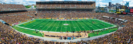 Steelers 1000pc Panoramic Puzzle - 50yd line-DS Pro Football Hall of Fame