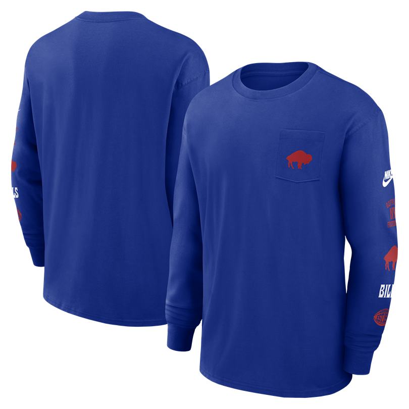 Bills Men's Nike Heavy Max Pocket Long Sleeve T-Shirt