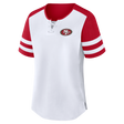 49ers 2026 Fanatics Women's Low Hip Athena T-Shirt