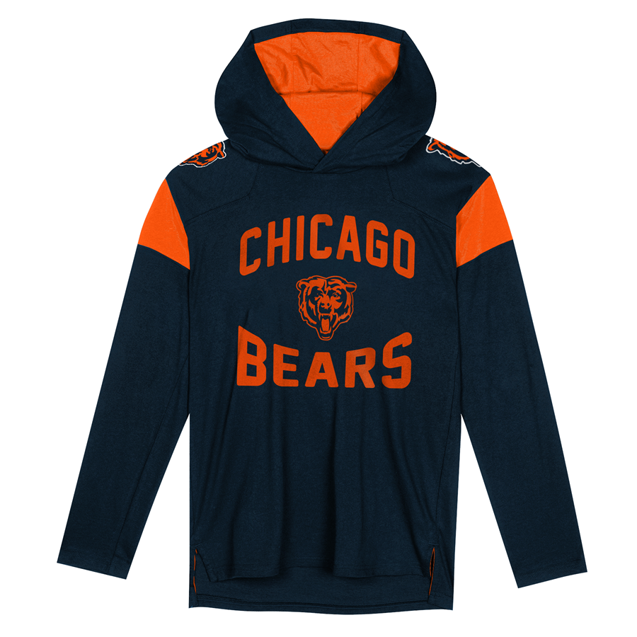 Bears Kids NFL The Champ is Here Long Sleeve Hooded T-Shirt