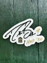 Drew Brees Class of 2026 3D Signature Color Wood Wall Sign White - DS