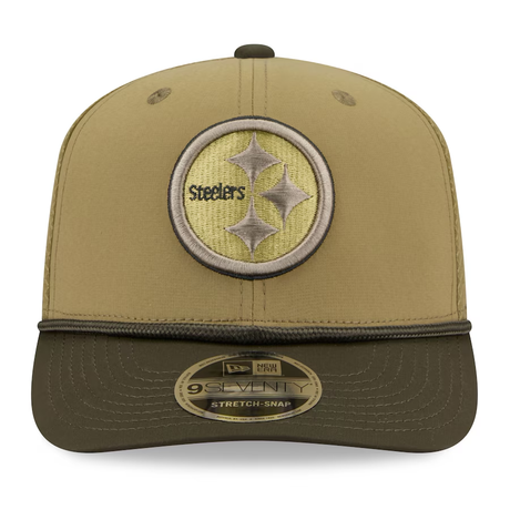 Steelers 2025 New Era Men's 9SEVENTY Salute to Service Hat