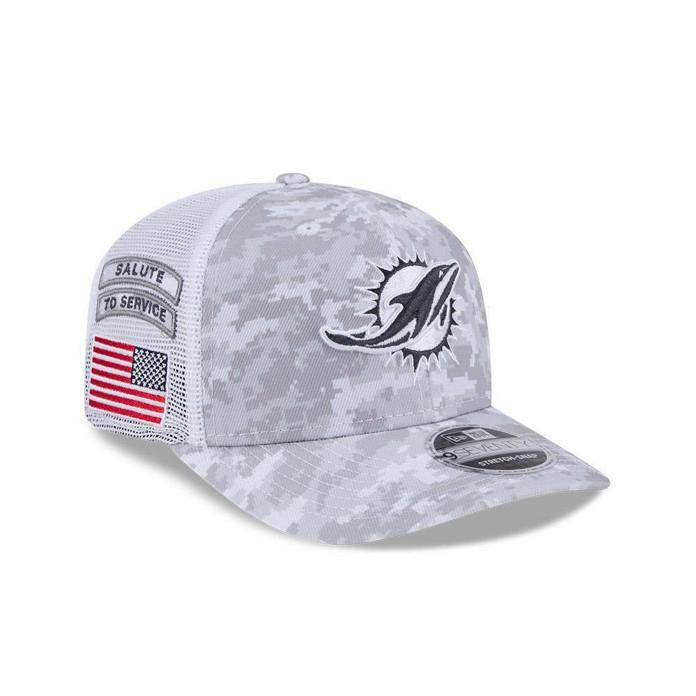 Dolphins 2024 New Era Men's Salute to Service 9SEVENTY Hat