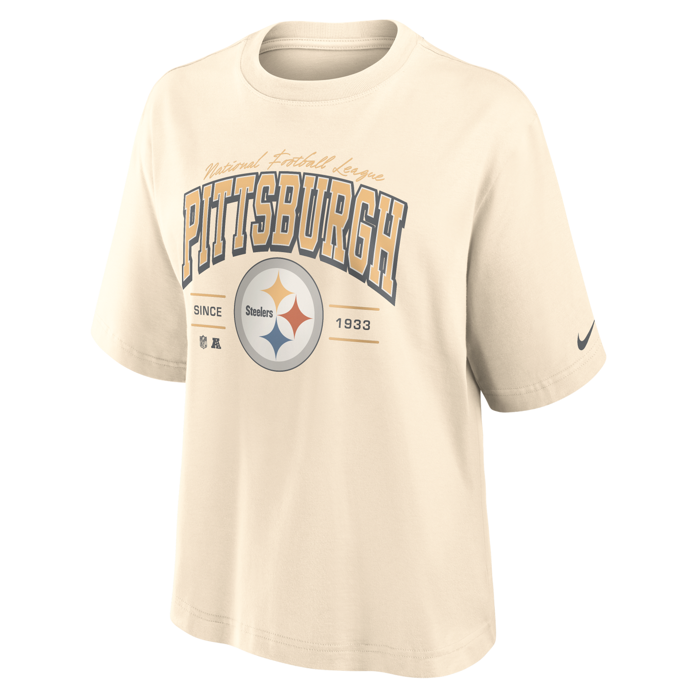 Steelers 2026 Nike Women's True Classic Boxy T-Shirt