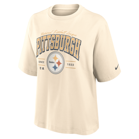 Steelers 2026 Nike Women's True Classic Boxy T-Shirt