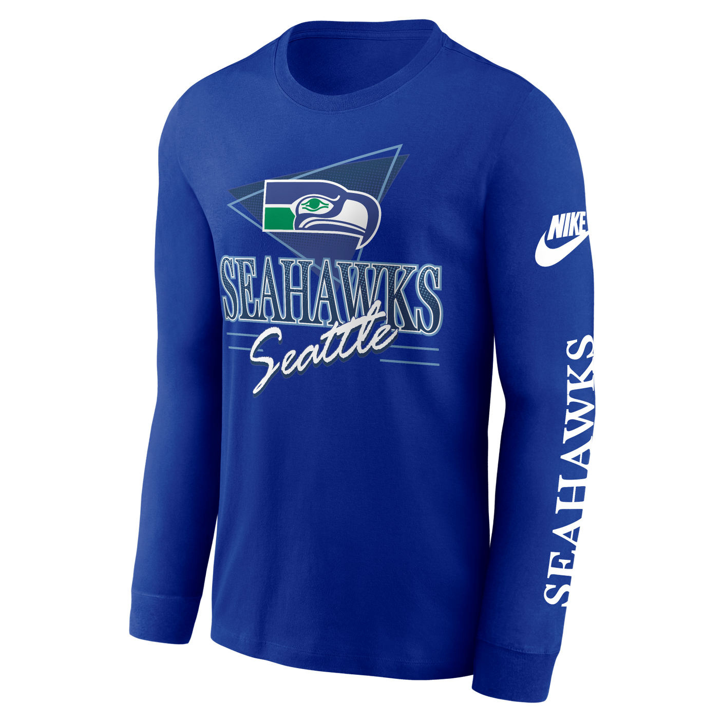 Seahawks 2025 Nike Men's Rewind Long Sleeve T-Shirt
