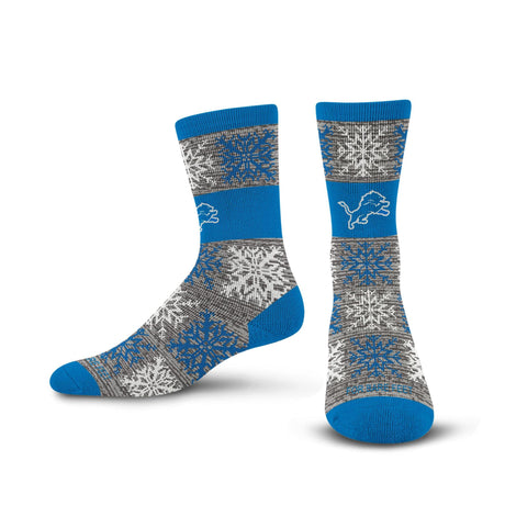Lions 2026 Big Snowflakes Sock Pro Football Hall of Fame