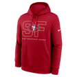 49ers 2026 Nike Men's Club Fleece Pullover Hoodie