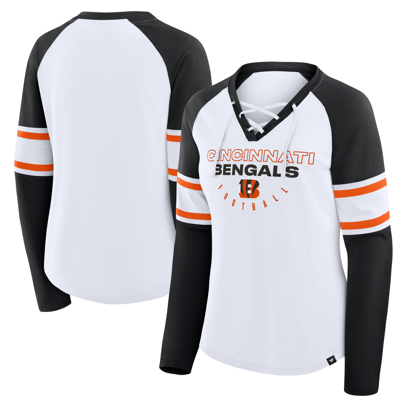 Bengals 2025 Women's Fanatics Blitz Package Long Sleeve Fashion Top