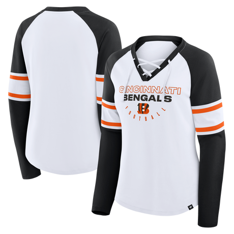 Bengals 2025 Women's Fanatics Blitz Package Long Sleeve Fashion Top