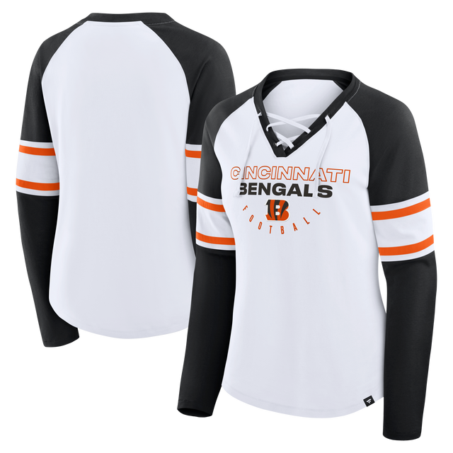 Bengals 2025 Women's Fanatics Blitz Package Long Sleeve Fashion Top