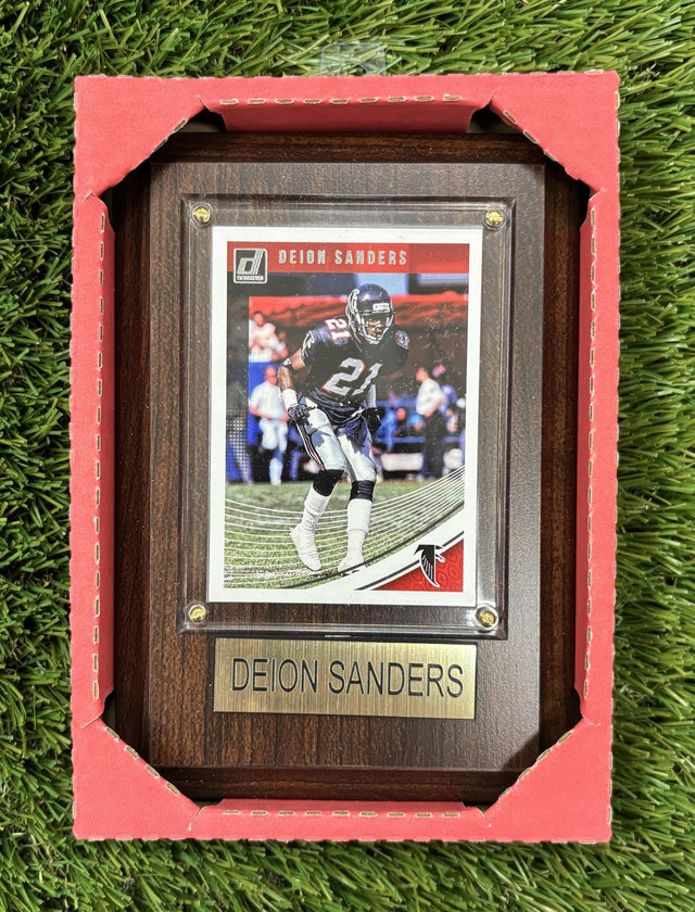 Deion Sanders 4x6 Plaque