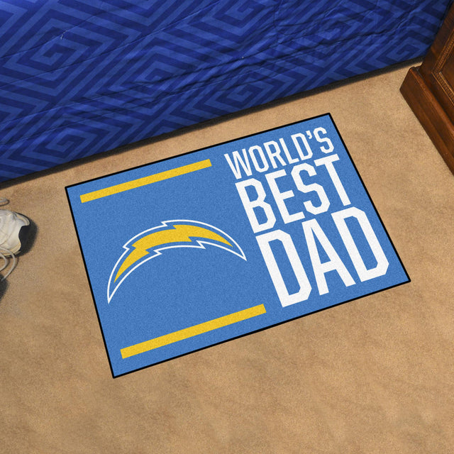 Chargers World's Best Dad Starter Mat