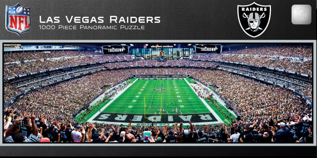 Raiders 1000pc Panoramic Puzzle- Endzone