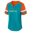 Dolphins 2026 Fanatics Women's Low Hip Athena Top (10274464825620)