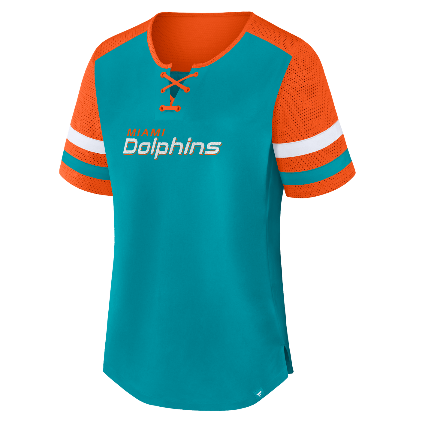Dolphins 2026 Fanatics Women's Low Hip Athena Top (10274464825620)